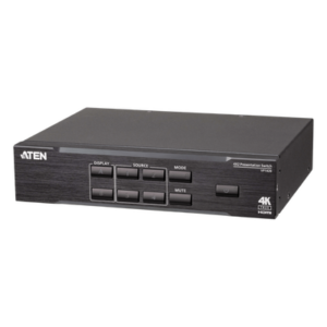 ATEN VP1420 – Matrix Switch de Presentación 4x2 / True 4K / Escalador Integrado / HDMI 5m 16ft / HDR / HDCP 2.2