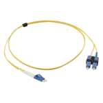 SIEMON FJ2-LCUSCUL-01 – Jumper de Fibra Óptica Monomodo / OS2 / XGLO / Riser / LC/UPC-SC/UPC Duplex / OFNR / Amarillo / 1 Metro (3.28 Pies)