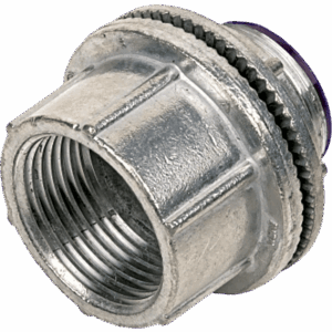 HUBBELL KILLARK HUB-WH2 – Conector Hub / Zinc / 3/4" / Resistente a Intemperie / Áreas Peligrosas / Terminación Natural