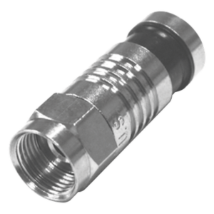 RF INDUSTRIES,LTD RFF-1401-D – Conector F Macho / Plegado Axial por Compresión / RG-59/U / 75 Ohm / 24 mm / 0.08 ft