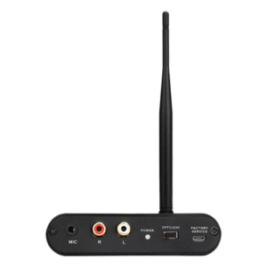 RETEKESS TA003 – Transmisor Inalámbrico Silent Disco / Entrada RCA y Micrófono Simultánea / Alcance 300 m (984 ft) / Batería 1000 mAh / Autonomía 12 Horas / Carga Type-C