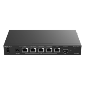 RUIJIE RG-EG406XS-P – Router Balanceador SD-WAN / 2.5 Gbps / 5 Servicios WAN / 400 Usuarios / PoE+ 110 W / SFP+ 10G