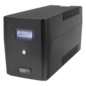 LINKEDPRO BY EPCOM LP1500LCD – UPS de Línea Interactiva / 1500 VA / 900 W / 8 Tomas NEMA 5-15R / Pantalla LCD / AVR Boost/Buck / Protección RJ45