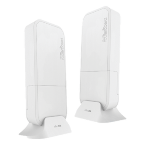 MIKROTIK RBWAPG-60ADKIT – Enlace Inalámbrico PTP / 60 GHz / 1 Gbps Full Duplex / Alcance 200 m (656.2 ft) / AES-256 / Kit con 2 Unidades