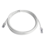 SIEMON ZM6A-S10-02B – Patch Cord / Cat6A S/FTP / Blindaje 360° / PCB en Conector / CM/LS0H / 3.05 m (10 Pies) / Blanco / Bulk