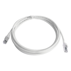 SIEMON ZM6A-S10-02B – Patch Cord / Cat6A S/FTP / Blindaje 360° / PCB en Conector / CM/LS0H / 3.05 m (10 Pies) / Blanco / Bulk