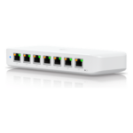UBIQUITI USW-ULTRA – Switch PoE Capa 2 / 8 Puertos GbE / 7 Puertos PoE+ / 1 Puerto PoE++ / Conmutación 16 Gbps / 256 VLANs