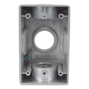 RAWELT RR-2746 – Caja Condulet / 1" (25.4 mm) / Tres Bocas / Aluminio Diecast / A Prueba de Intemperie / NPT / Volumen 246 cm³