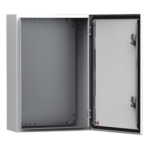 HOFFMAN MAS0606040R5 – Gabinete Industrial de Uso Exterior / IP66 NEMA 4/12/13 / IK10 / Acero 1.5 mm / 600 x 600 x 400 mm (23.6 x 23.6 x 15.7 in) / Platina de Montaje Incluida