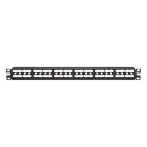 PANDUIT CPP48HDWBLY – Panel de Parcheo Modular / 48 Puertos / Alta Densidad 1 UR / Plano / Sin Blindaje / Rack 19"