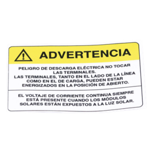 SYSCOM PVLWARNING/20 – Etiqueta de Videovigilancia / Vinil Adhesivo Mate / 12 x 18 cm / Paquete 10 unidades / 4.7 x 7.1 pulgadas