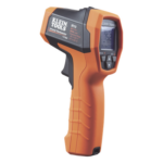 KLEIN TOOLS IR-10K – Termómetro Infrarrojo / Doble Láser / IR y Sonda Tipo K / Rango -40 a 650 °C (-40 a 1200 °F) / Resolución 20:1 / Emisividad Ajustable