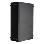 PANDUIT XGL84812B – Gabinete para Centro de Datos / 48 UR / 800 mm Ancho x 1070 mm Profundidad / Puertas Perforadas 80% / Carga Estática 1588 kg / Acero Epoxi Negro