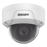 EPCOM XD41H – Cámara Domo IP / 4 Megapixel / Lente 2.8 mm / IR 30 m (98.4 ft) / WDR 120 dB / IP67 / IK10 / PoE