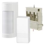 OPTEX VXI-R-WH – Kit Detector Inalámbrico para Exterior / Dual PIR + Microondas / 12 m (39.4 ft) / 90° / IP55 / Transmisor 2 Zonas / Anti-Enmascaramiento IR