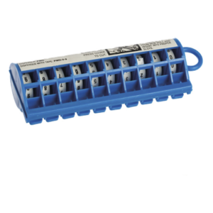 PANDUIT PMD-0-9 – Dispensador de Etiquetas Marcadoras / Rollo Pre-Impreso 0-9 / 2.4 m (7.87 pies) / Poliéster Blanco