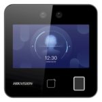 HIKVISION DS-K1T343EFWX-B/S – Terminal de Reconocimiento Facial y Control de Acceso / Pantalla Táctil 4.3 pulgadas / Wi-Fi / Facial, Huella, Tarjeta y QR / 1500 Rostros / Batería de Respaldo / Videoportero / Cumplimiento LFT