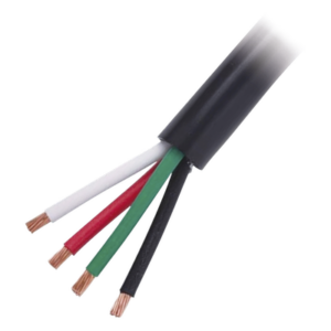 INDIANA RQ40/100M – Cable Eléctrico de Uso Rudo / 4 Hilos / 14 AWG / 600 V / 100 m / 328 pies