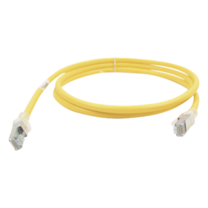 SIEMON ZM6A-05-05B – Patch Cord Cat6A UTP / CM / 1.52m (5 ft) / Doble Chaqueta / Botas Ultra Delgadas / Amarillo / Bulk