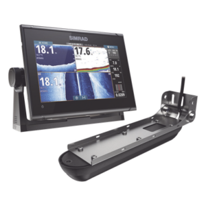 SIMRAD GO9KIT – Kit de pantalla multitáctil 9" y transductor multifrecuencia / NMEA 2000 / Wi-Fi integrado / GPS 10 Hz / CHIRP y banda ancha