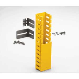 PANDUIT FRHD2KTYL – Kit de Administración de Cables Vertical / Sistema de Enrutamiento 2x2 / Altura 1828.8 mm (6 ft) / ABS Libre de Halógenos / Color Amarillo