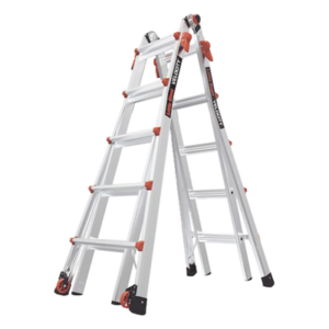 Little Giant Ladder Systems VELOCITYM22IA – Escalera Multi-Posiciones / 6.7 m (22') / 136 kg (300 lbs) / Aluminio Aeroespacial / Suelos Inclinados