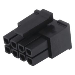 SYSCOM 43025-0800 – Conector Plug / 8 Contactos / Doble Fila / Paso 3.0 mm / Pin Hembra / 5.0A / -40°C a +105°C