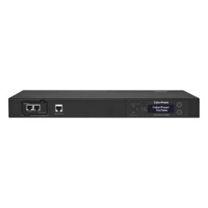 CYBERPOWER PDU15SW10ATNET – PDU ATS (Fuente Redundante Auto-transferible) Monitoreable, Para Distribución de Energía, 2 Entradas 120 Vca NEMA5-15P, Con 10 Salidas NEMA 5-15R, Horizontal 19in, 1UR