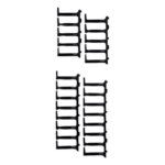 PANDUIT XGL-FMS48B – Kit de Dedos para Gestión de Cables / 48 UR / Dedos 100 mm / Montaje LH/RH / Color Negro