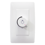 JWJ JTL-C7329 – Dimmer Rotativo / 300 W / 127 V CA / Instalación en Muro / Blanco