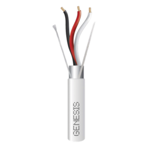 GENESIS 3226-2112/1000 – Bobina de Cable Plenum / 3 x 18 AWG / Blindado / 305 m (1000 ft) / CMP CL3P FPLP FT6 / Natural
