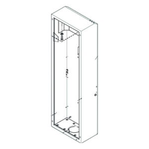 FAAC 406019 – Gabinete para Barrera / Compatible FAAC 615 / RAL 2004 Personalizable / Sin Tapa / Sin Accesorios
