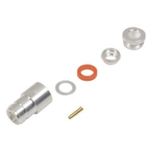 RF INDUSTRIES,LTD RFN-1024-1 – Conector RF N Hembra / Anillo Plegable / RG-8/U, RG213/U, RG214 / Bronce Plateado / Contacto Oro 24K