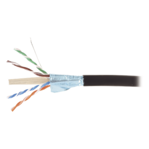 SIEMON 9A6O4-A5-01AR1A – Cable Blindado F/UTP Cat6A / 23 AWG / Gel Bloqueador de Agua / Exterior / Enterrado Directo / 305 m (1000 pies)
