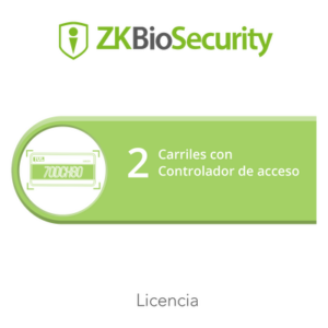 ZKTECO ZK-BS-PARK-AC-2 – Licencia de software / Módulo de estacionamiento / 2 carriles / Controlador de acceso / Gestión vehicular