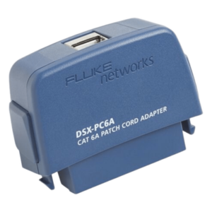 FLUKE NETWORKS DSX-PC6A – Adaptador para Comprobación de Enlaces / Cat6A / Conexión Modular / Pruebas de Redes Avanzadas
