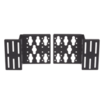 PANDUIT CVPDUB – Kit de Soportes para PDU Vertical / Racks 4 Postes / Acero Resistente / Altura 152 mm (6 in) / Profundidad 216 mm (8.5 in) / Color Negro / RoHS
