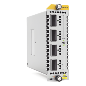 ALLIED TELESIS AT-XEM2-4QS – Módulo de expansión / 4 puertos 40GbE QSFP+ / Layer 3+ / Apilable / 8 bahías de alta velocidad