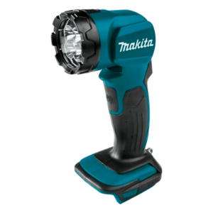 MAKITA DML815 – Linterna LED Inalámbrica / 160 Lúmenes / Cabezal 12 Posiciones / 23 Horas de Autonomía / Batería 18V LXT