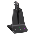 YEALINK WH63-E2-TEAMS – Auricular Inalámbrico DECT / Alcance 185 m (606.9 ft) / Cancelación de Ruido Acoustic Shield / Multidispositivo PC y Teléfono IP / 8 Horas de Conversación