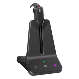 YEALINK WH63-E2-TEAMS – Auricular Inalámbrico DECT / Alcance 185 m (606.9 ft) / Cancelación de Ruido Acoustic Shield / Multidispositivo PC y Teléfono IP / 8 Horas de Conversación