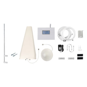 EPCOM EP-TB4G-CMLP – Amplificador de Señal Celular / Triple Banda 850/1900/2100 MHz / Ganancia 70 dB / 2G/3G/4G y VoLTE / Cobertura 2 Espacios