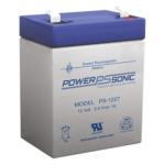 POWER SONIC PS1227 – Batería de Respaldo AGM/VRLA / 12V / 2.9 Ah / Terminales F1 / Vida Útil 5 Años / Reconocida UL