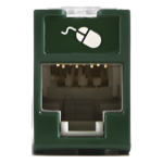 SIEMON U6-H07NS – Jack RJ45 / Categoría 6 / UTP / Montaje Híbrido Plano o Angulado / Terminación 110 / Rango -10 a 60 °C