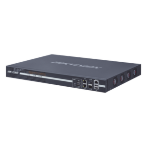 HIKVISION DS-6904UDI(C) – Decodificador de Vídeo IP / 4 Salidas HDMI 4K / Decodificación 64 Canales / Videowall 25 Cámaras por Pantalla / Interfaz de Red 10/100/1000 Mbps y Fibra Óptica