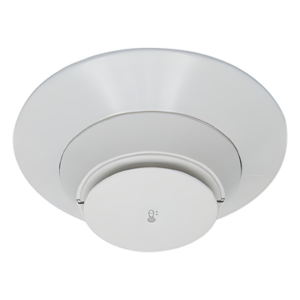 SILENT KNIGHT BY HONEYWELL SKHEATW – Detector Térmico Direccionable / Activación Fija 57 °C (135 °F) / Tecnología SK / 15 a 32 VDC / Base Incluida / Color Blanco