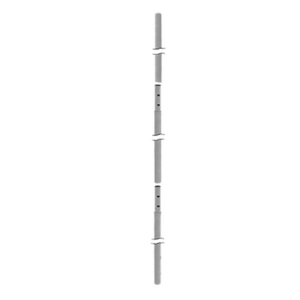 SYSCOM TOWERS MAST-1030 – Mástil seccionado / 10.30 m (33.8 ft) / Ø 48 mm / Acero Ced 30 / Galvanizado por inmersión caliente
