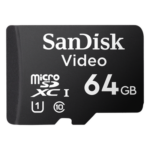 SANDISK SDSDQAS4064GBP – Memoria microSD / 64GB / Alta Resistencia / Videovigilancia / Clase 10 / -25°C a 85°C / 32 TBW