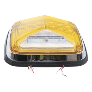 EPCOM INDUSTRIAL SIGNALING XLTE1755A – Luz de Advertencia LED / 8 x 6" / 11 Patrones de Destello / IP67 / 12-30 VCC / ECE R65 / SAE J845
