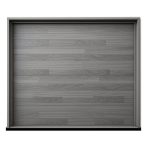 ACCESSPRO APDOOR-188CF – Puerta de Garage Seccional / 18 x 8 Pies (5.49 x 2.44 m) / Aislamiento Poliuretano 42 mm / Lámina Calibre 26 / Acabado Laminado Gris